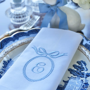 New Design - Personalised Napkins (Set of 4) - 'Bridgerton'