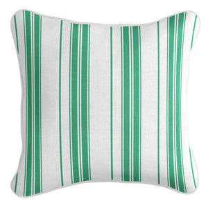 Multi Stripe - Green Cushion Cover